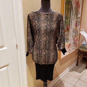 BEBE Metallic Sexy Dress - Sz  M   -NWOT